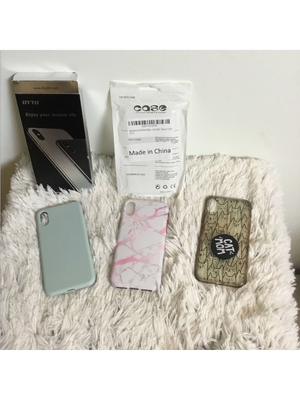 SET of 3 I Phone 10/XS phone cases